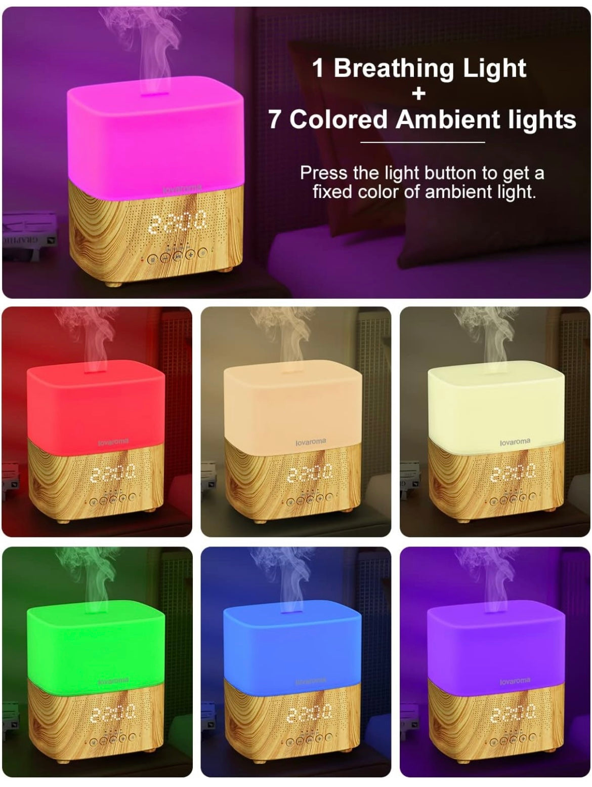 Multi-Functional Bluetooth Aroma Diffuser – Aromex Air, LLC